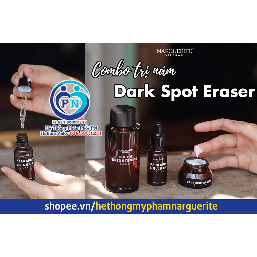 KEM GIẢM NÁM, TÀN NHANG, NGĂN NGỪA LÃO HÓA DARK SPOT ERASER CREAM NARGUERITE( 15g )