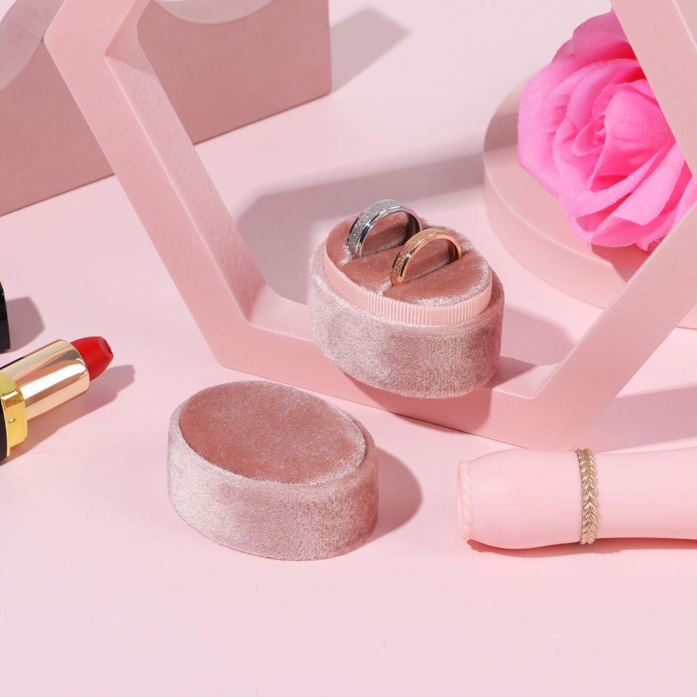 Hộp Đựng Trang Sức Bằng Vải Mềm Thiết Kế Nhỏ Gọn Dành Cho Nữ Giá Đỡ