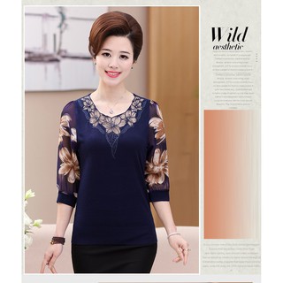 áo len cho mẹ cho bà ( pha voan)