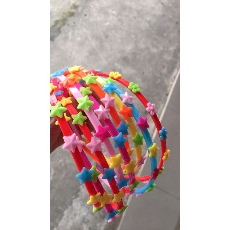 Cài tóc nhựa hình sao