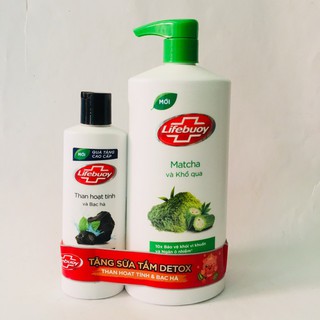 🍀🍀Sữa Tắm Lifebuoy Matcha & Khổ Qua  - 850g(Tặng)