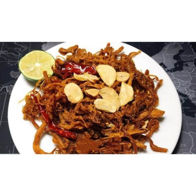 Khô heo cháy tỏi gói 250gr dùng thử