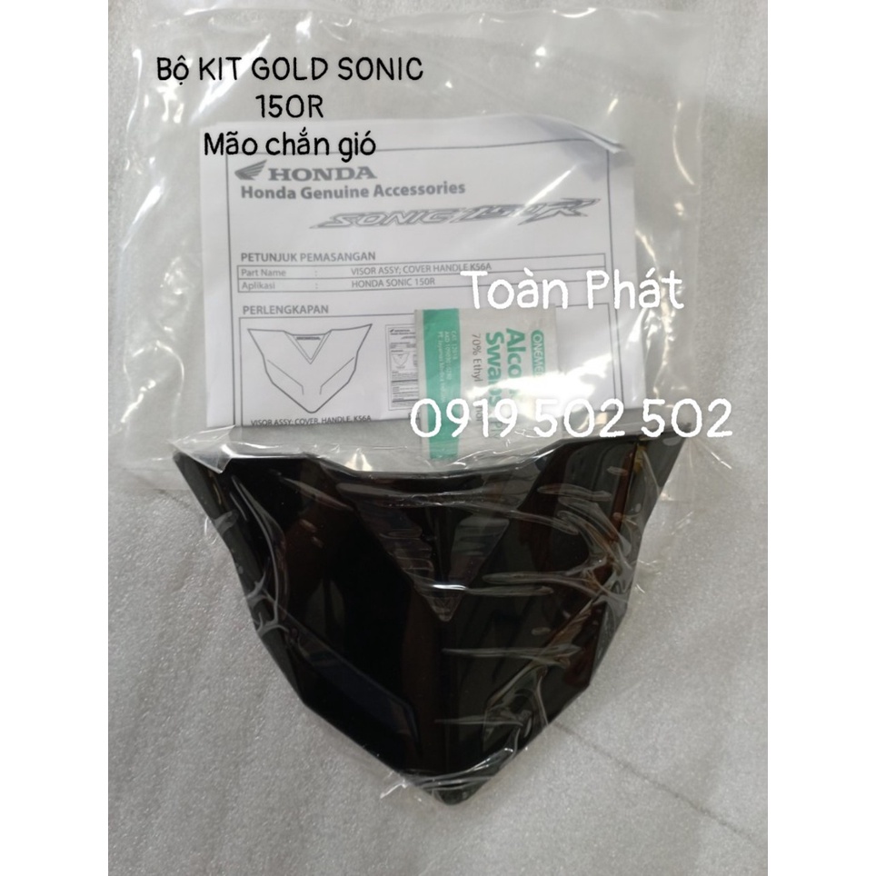 BỘ KIT GOLD AHM SONIC 150R - CHÍNH HÃNG AHM INDONESIA - CHE KÉT SONIC 150R