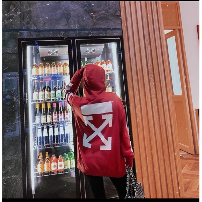 Áo nỉ da cá mũ chữ OFF🌺 hot trend ảnh chụp thật | BigBuy360 - bigbuy360.vn