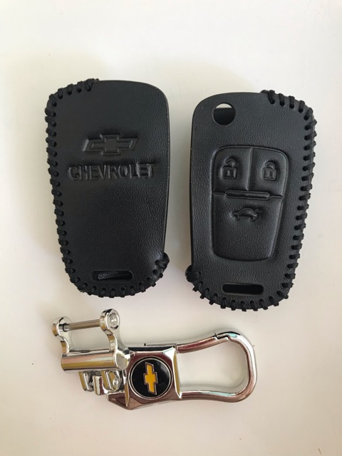 Bao Da chìa Khoá Gập Chevrolet Cruze Lacetti 3 Nút