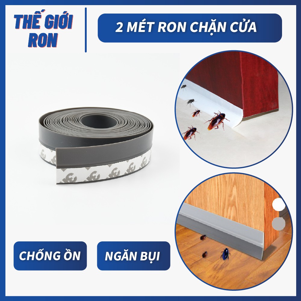 Ron Xám Chặn Khe Cửa, Miếng Chặn Cửa Toilet Chống Bụi, Chống Côn Trùng An Toàn, Tiện Lợi 25 35 45mm