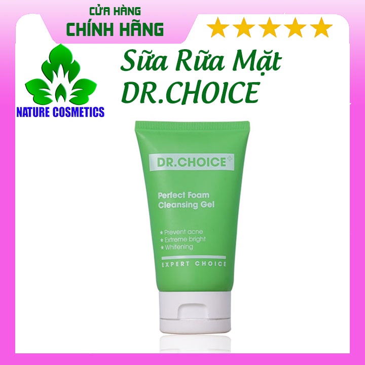 Gel Sữa Rửa Mặt Dr.Choice Ngăn Ngừa Mụn , Kiềm Dầu , Chống Lão Hóa , Dùng Cho Mọi Loại Da