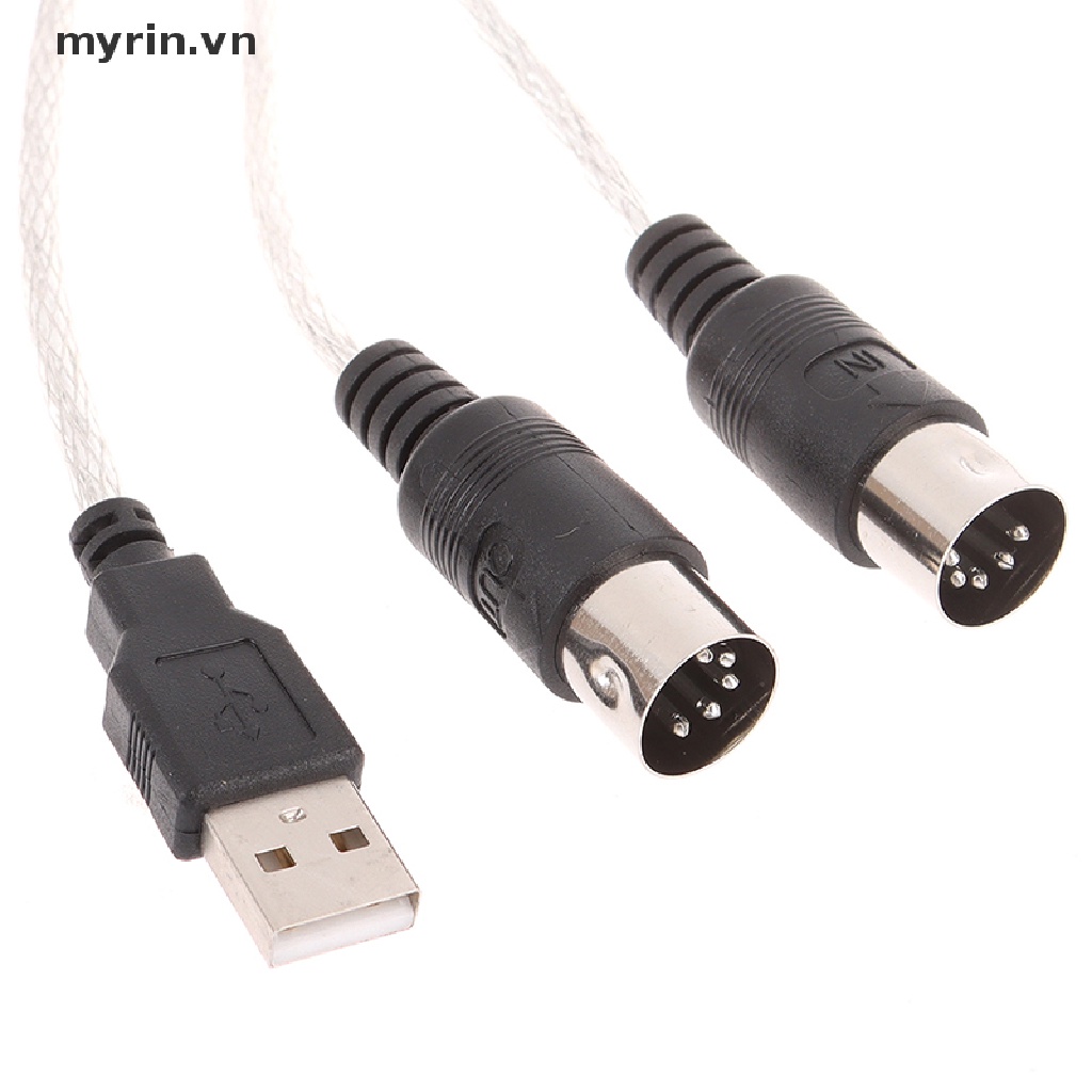 Dây Cáp Chuyển Đổi Cổng USB Sang Cổng MIDI Cho Bàn Phím Âm Nhạc Máy Tính