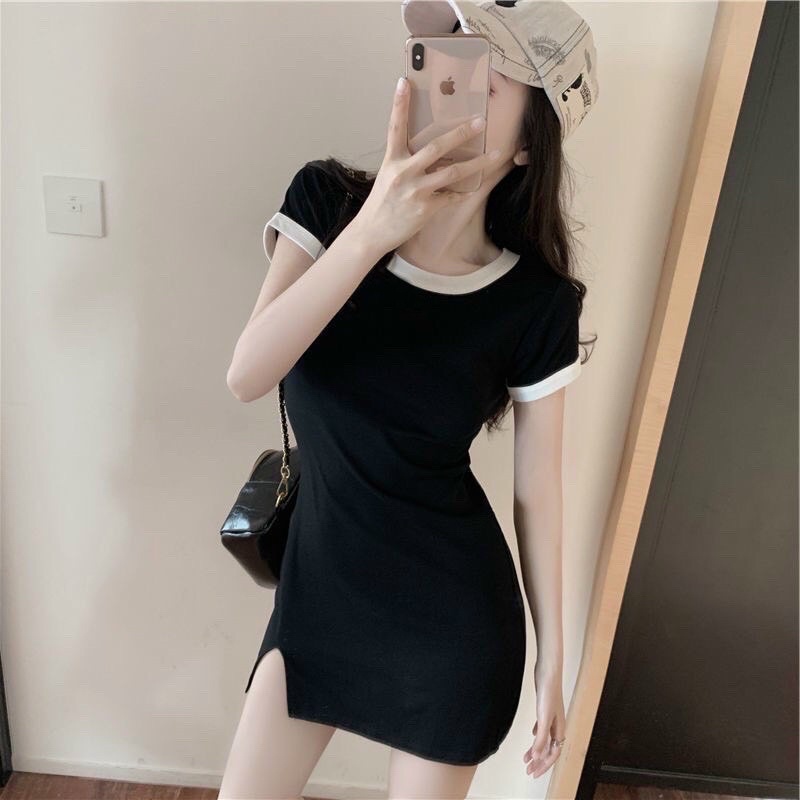 Váy đầm ôm boy cổ tròn gợi cảm | BigBuy360 - bigbuy360.vn