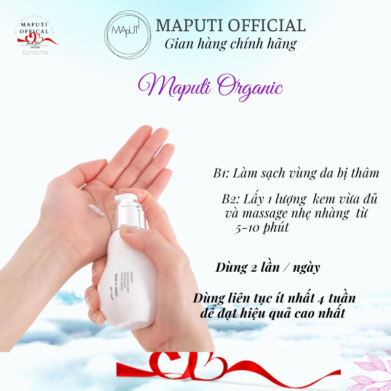 Kem hồng vùng kín Maputi, giảm thâm nhũ hoa nách Nhật Bản 100ml