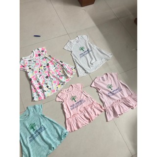 Áo váy chấm bi xuất dư