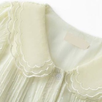 2021 autumn and winter new doll collar Western style lace plus velvet chiffon shirt shirt design sense niche top bottoming shirt