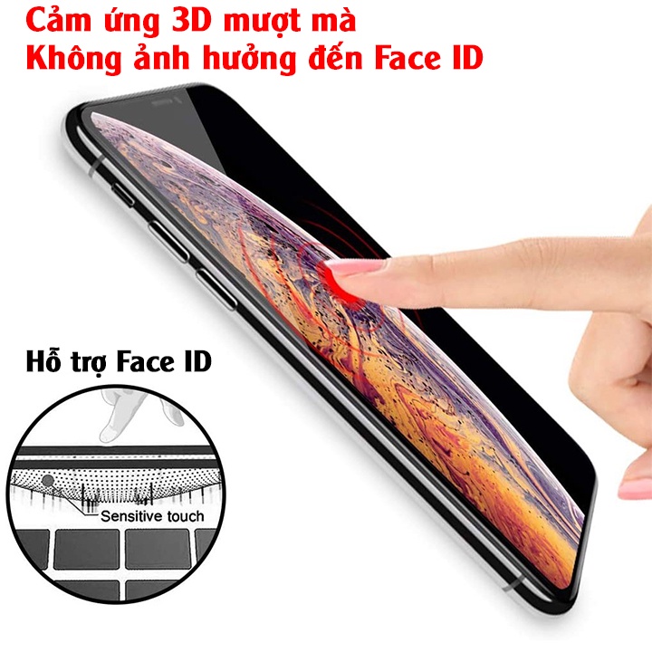 Kính cường Lực IPHONE X - 13 Pro max,Tặng kèm giấy lau kính. Cường lực Full màn hình 9D Euducase66