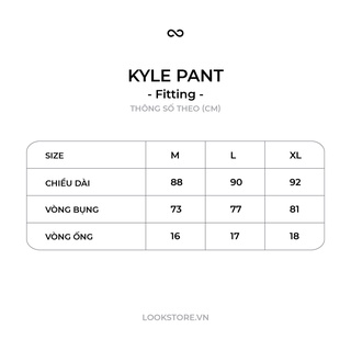 Quần dài form âu LOOK KYLE PANT