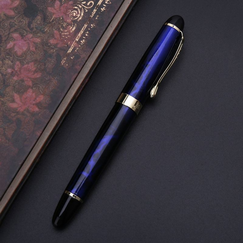 Shwnee Jinhao X450 Luxury Men's Fountain Pen Business Student 0.5mm Extra Fine Nib Calligraphy Office Supply Writing Tool