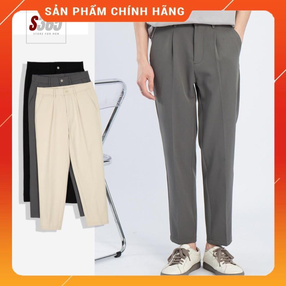 Quần âu nam ống rộng 1 nút cài giữa chất vải Nano thoáng mát thời trang S365 - JBA01