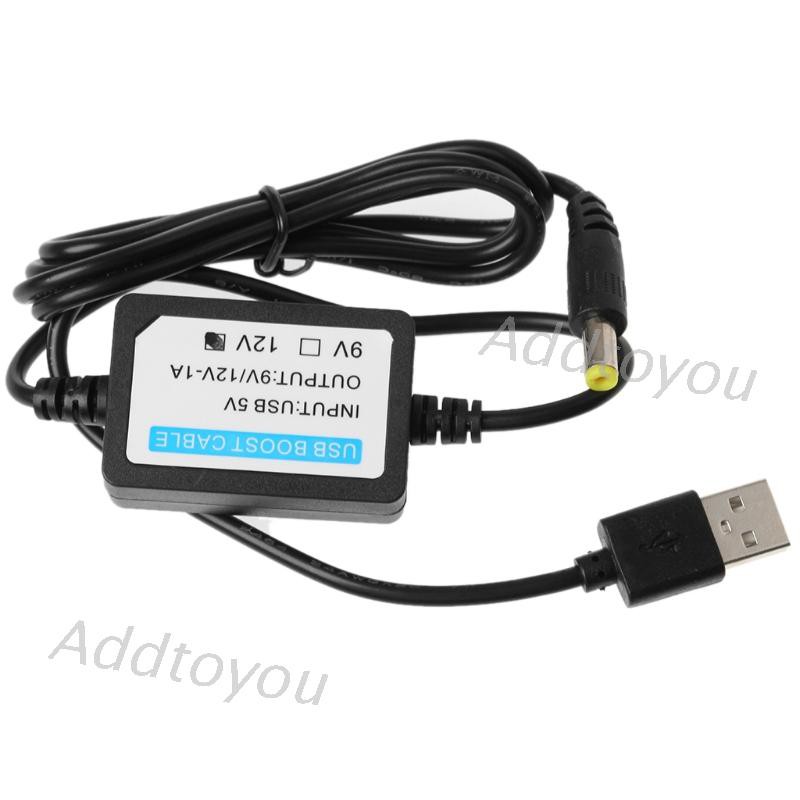Dây cáp chuyển đổi usb 5v sang 12v 5.5x2.1mm cho dây đèn Led