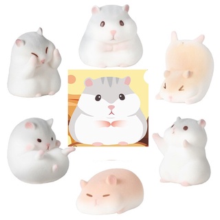 Set 6 Mô Hình Chuột Hamster Đồ Chơi Cho Bé