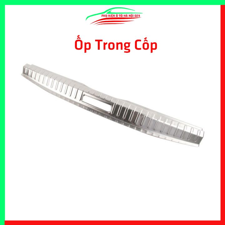 Ốp chống trầy cốp Peugeot 3008 Inox chống trầy bảo vệ xe