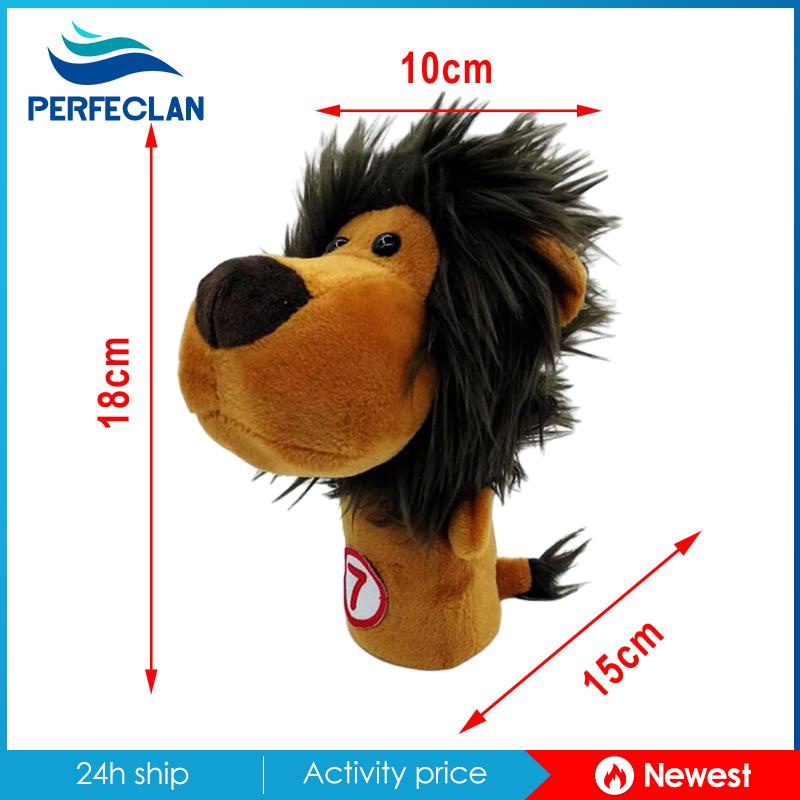 Vỏ Bọc Đầu Gậy Đánh Golf Hình Sư Tử Nhồi Bông Dễ Thương