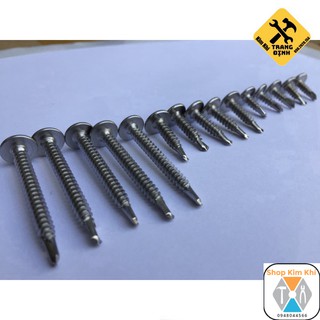 0,5 kg Vít inox 304 tự khoan đầu dù phi 4 các độ dài