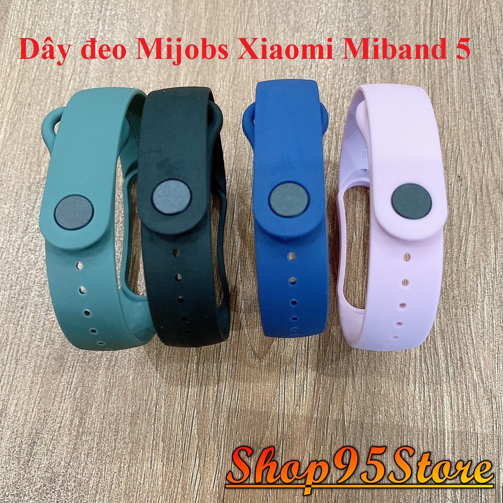 Dây đeo silicon Mijobs thay thế cho Xiaomi Mi Band 5