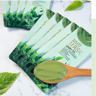 Mặt Nạ Bùn Trà Xanh Kiềm Dầu