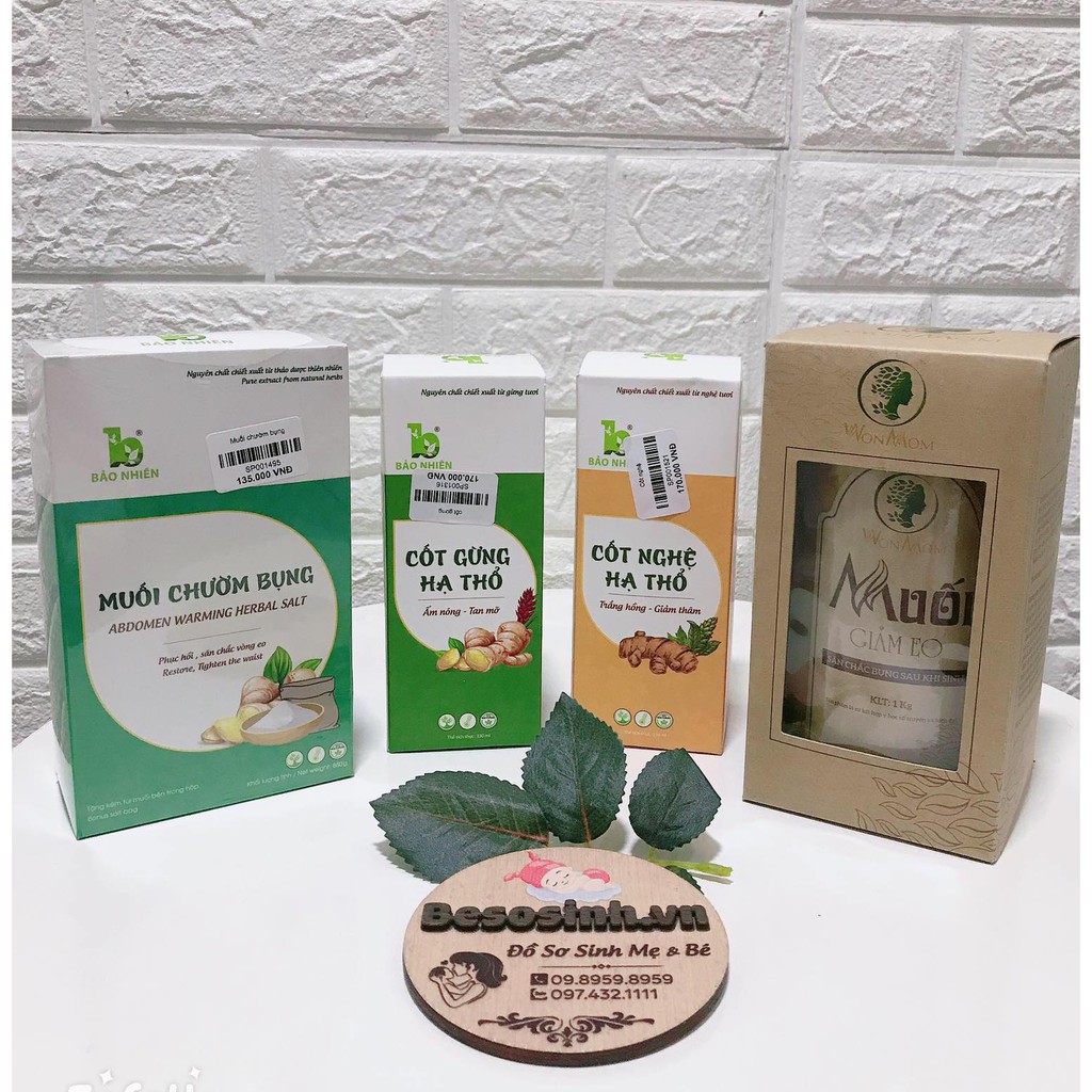 Muối chườm bụng Bảo Nhiên