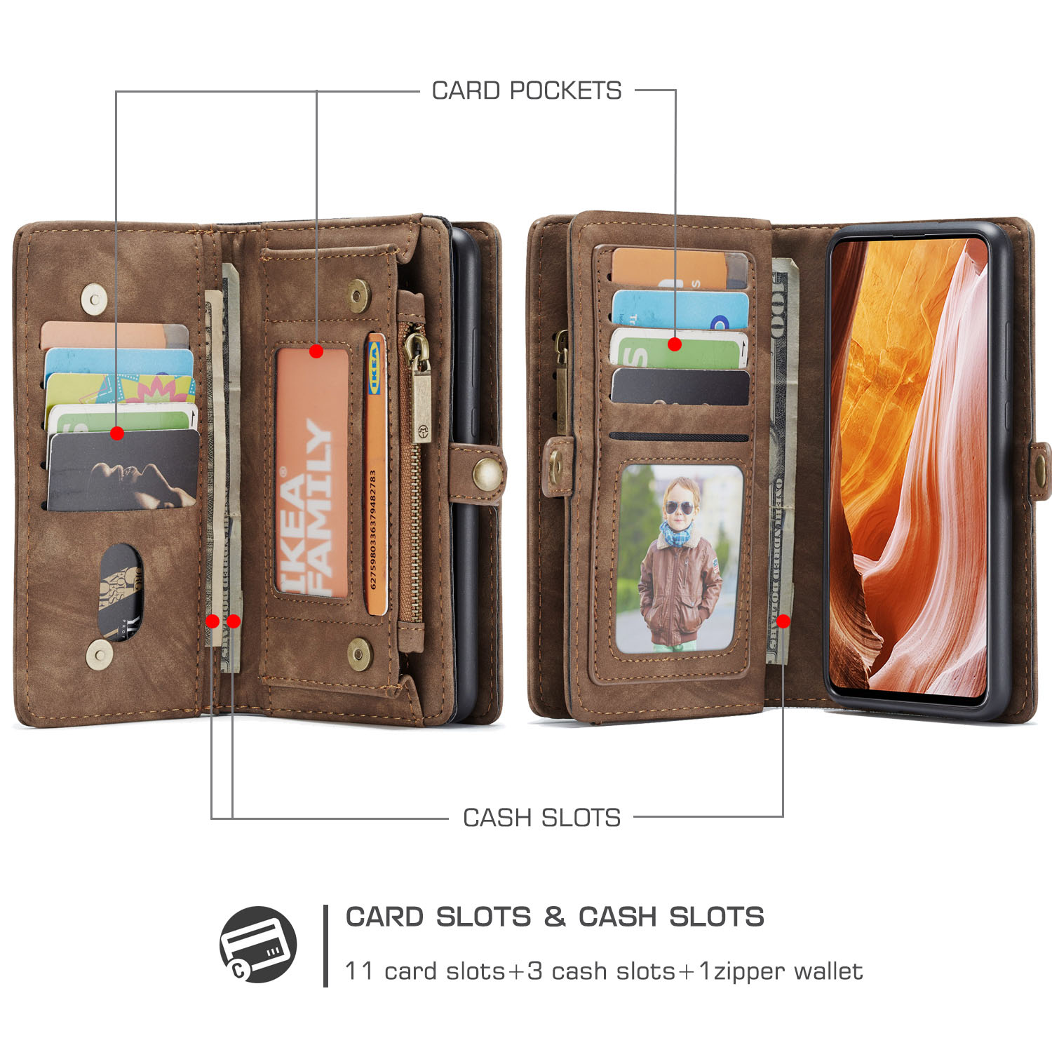 Casing Huawei Mate 20 P30 P20 Pro Lite Caseme Flip Magnetic Split Frosted Leather Wallet Money Card Bag Single Shell Holder Cover Case