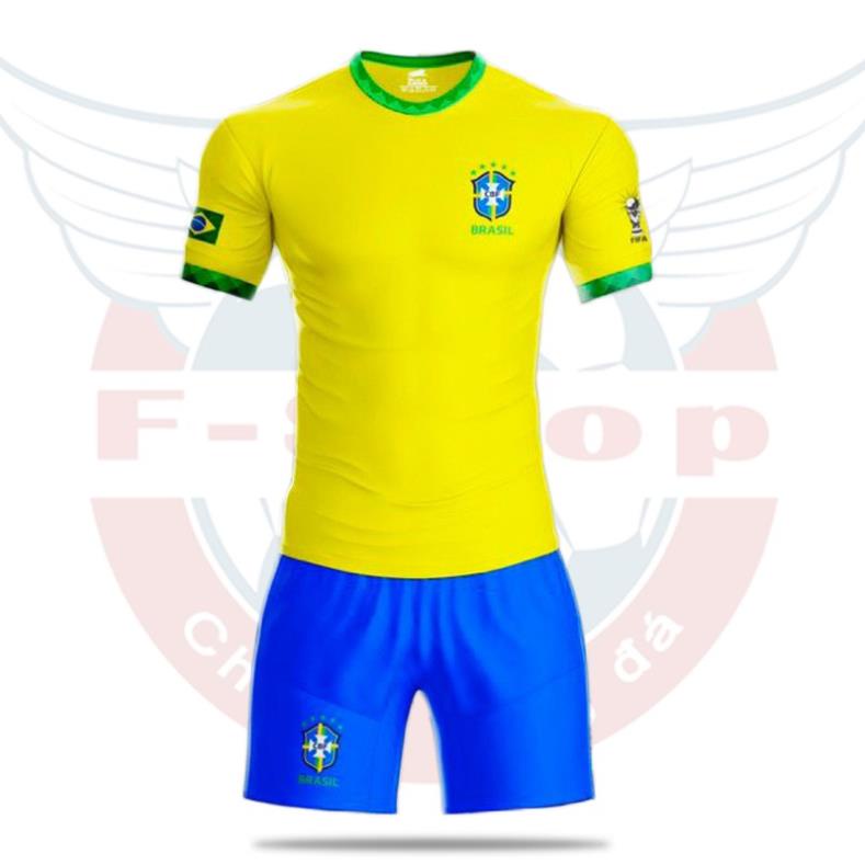 Bộ quần áo bóng đá đội tuyển quốc gia Brazil - Áo bóng đá vô dịch Copa America 2021 * \
