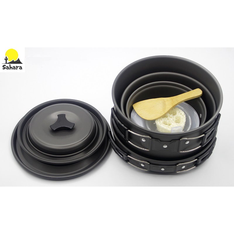 Bộ nồi dã ngoại cắm trại DS-500 dành cho 4-5 người