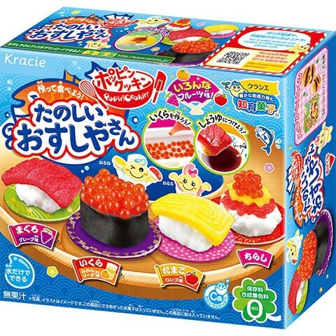 [HTG MART] Kẹo sáng tạo Popin Cookin ăn được cho bé sushi - Tanoshii Osushi Ya San Nhật Bản