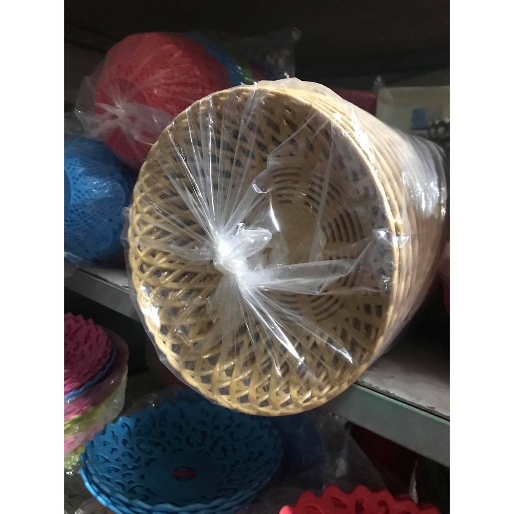 Rổ nhựa đan giả mây Việt Nhật giá rẻ đủ size.