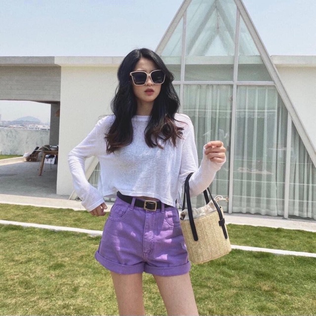 QUẦN SOOC TÍM ( HOT 2020 )