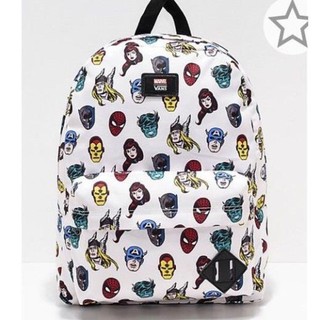 [Auth Chính Hãng] Balo Vans X Marvel Old Skool II Backpack White