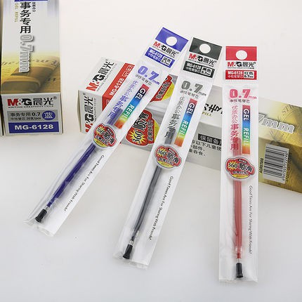 Ngòi bút mực nước gel nét 0.7mm MG thay bút ký chính hãng chuyên dùng viết chữ hán, trung, nhật chữ đẹp