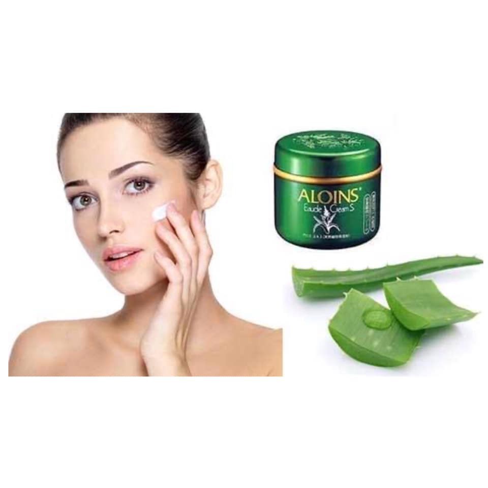 Kem dưỡng sáng da lô hội Aloins Eaude Cream S Nhật Bản 185g Dưỡng Da Cấp Ẩm hàng đầu Nhật Bản .