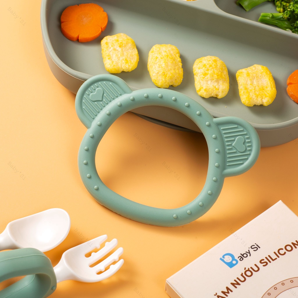 Gặm Nướu Silicone Gấu Brown Thương Hiệu BabySi Cho Bé