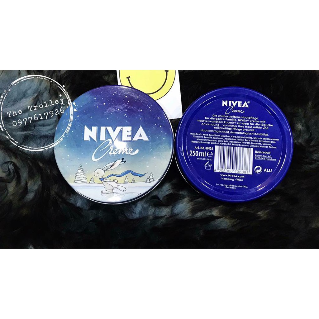 Kem dưỡng ẩm Nivea (hộp thiếc - 250ml)
