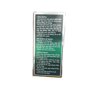 Siro Canxi Nano Alibaba Phát Triển Chiều Cao, Trị Biếng Ăn 20 ống X 10ml