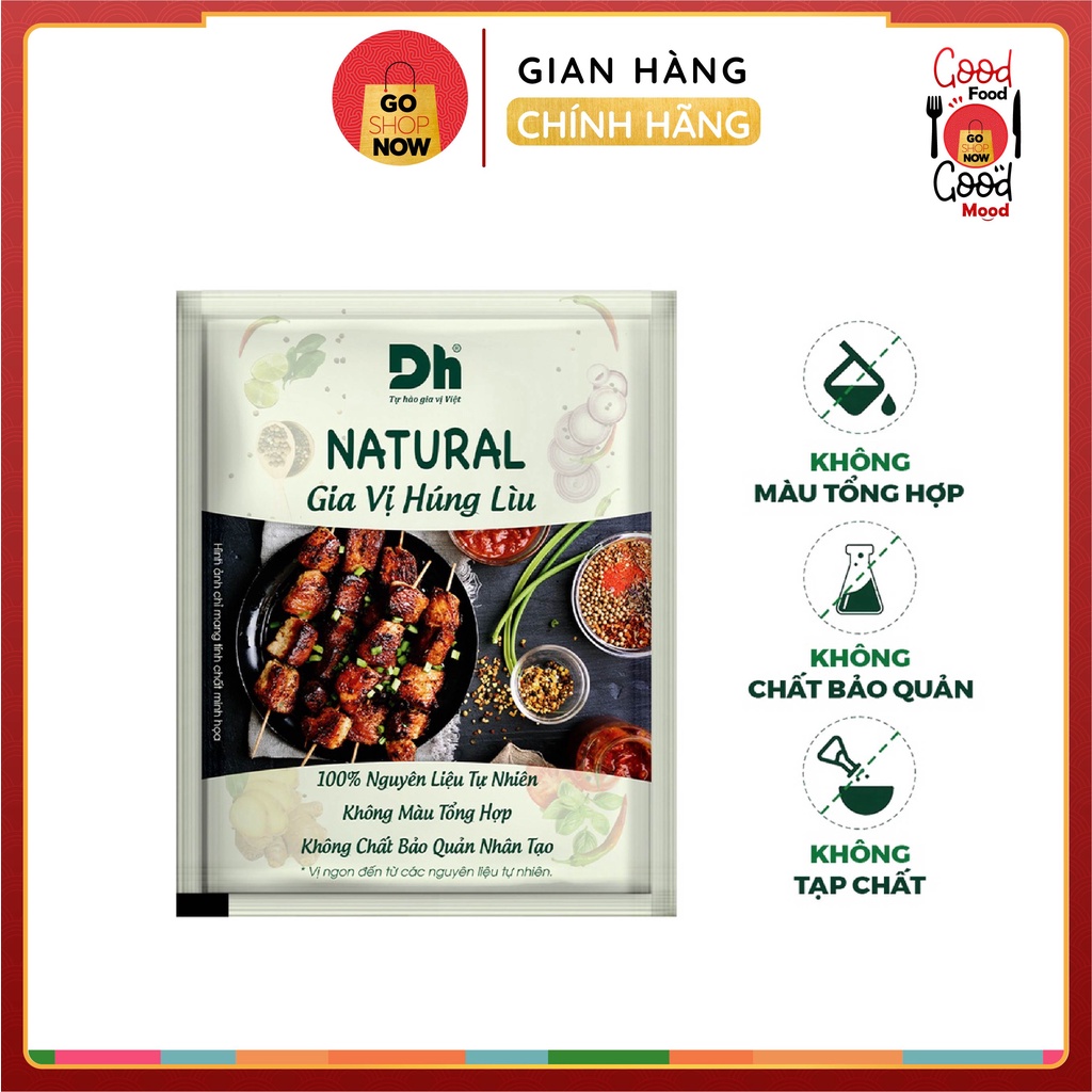 NATURAL Gia Vị Húng Lìu Nêm Sẵn Thành Phần Tự Nhiên
