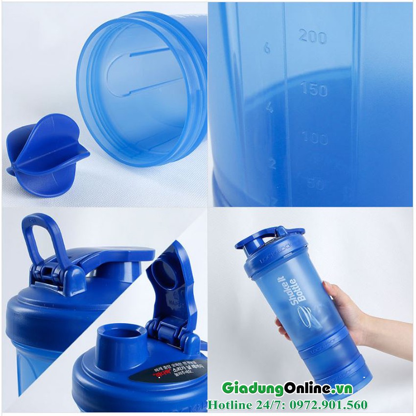 Bình Lắc SHAKE IT Lock&Lock 600ml Màu Xanh Lá HAP945GRN