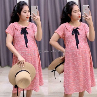 Đầm bầu chất lụa siêu mát