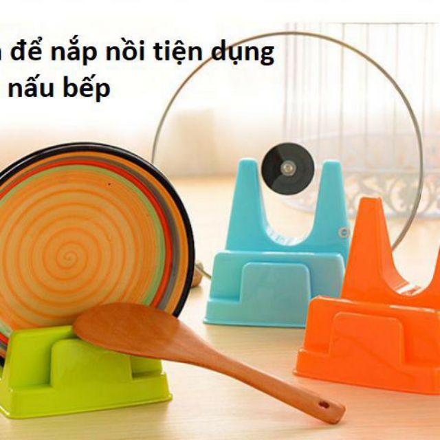 Khay gác Nắp Nồi đa năng. Kệ gác Vung nồi gác Dao thớt nắp nồi tiện dụng khi nấu