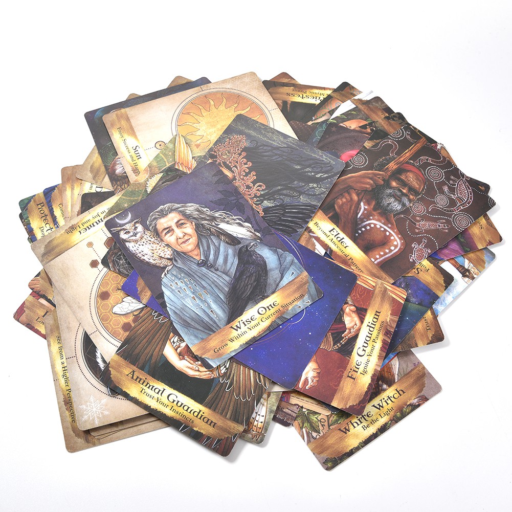 Bộ bài tarot 55 lá thiên thần và tổ tiên phiên bản tiếng Anh
