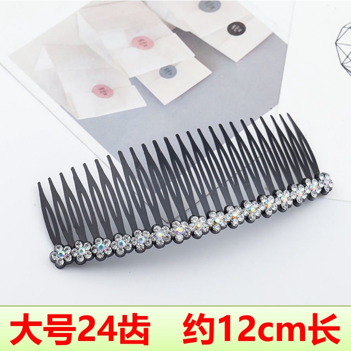 Lược cài tóc đính đá phong cách Hàn Quốc thời trang