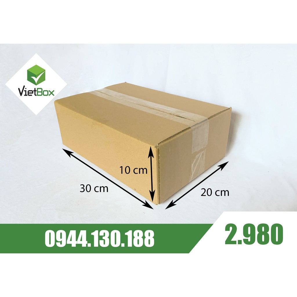 [Mã 11LSSALE giảm 100% đơn 50k] Combo 20 hộp carton 30x20x10