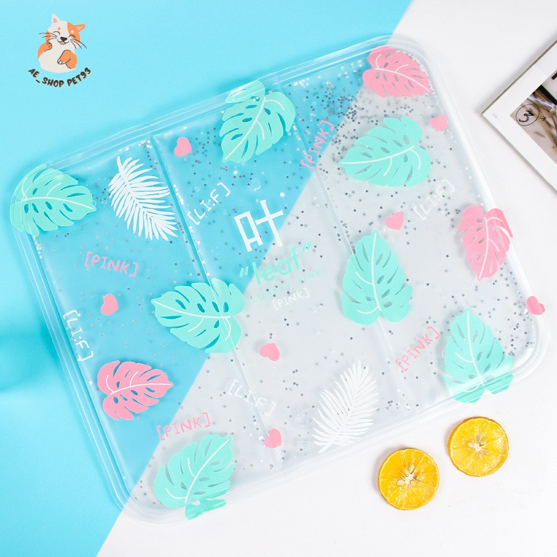 Đệm Gel trong suốt cho thú cưng Đệm nước làm mát giải nhiệt cho chó mèo