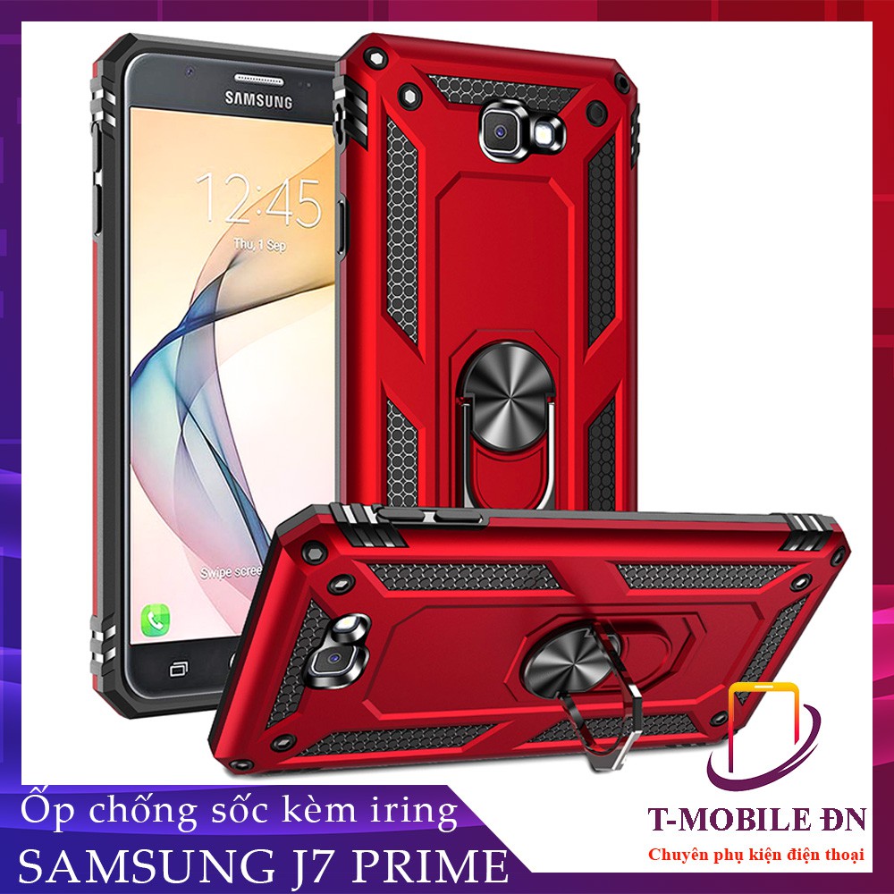 FREESHIP 50k_Ốp lưng Samsung J7 Prime, Ốp chống sốc 2 lớp kèm nhẫn iring làm giá đỡ cho Samsung J7 Prime