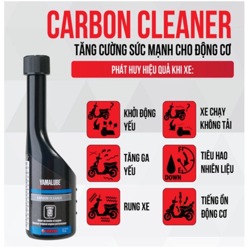 Carbon Cleaner Yamahalube, Dung Dịch Carbon, Dung Dịch Vệ Sinh buồng Đốt